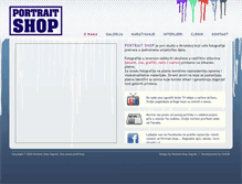 Tablet Screenshot of portraitshopzagreb.com